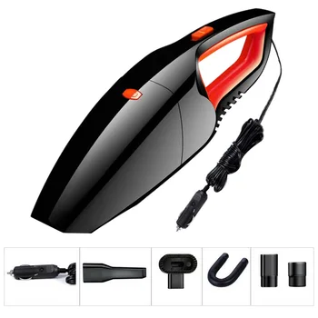 

Car Vacuum Cleaner 120W 12V 0.6L Capacity Portable Wet & Dry Dust Handheld Vacuum Cleaner Powerful Car Cleaning Tool with 3 Noz