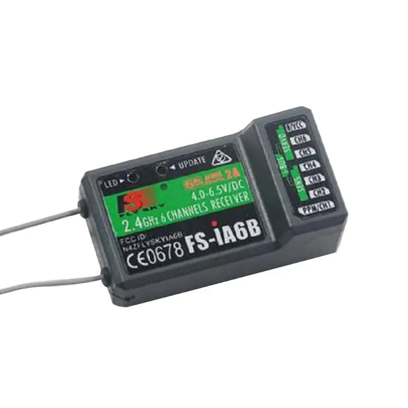 

FS-iA6B iA6B 2.4G 6CH AFHDS Receiver for FS-i10 FS-i6 FS i6 Transmitter FPV Racer Spare Parts 95AE