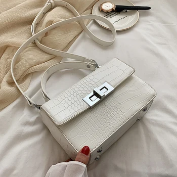 

Stone Pattern PU Leather Crossbody Bags For Women Designer Small Handbags Chain Shoulder Messenger Bag Mini Purses Hand Bag