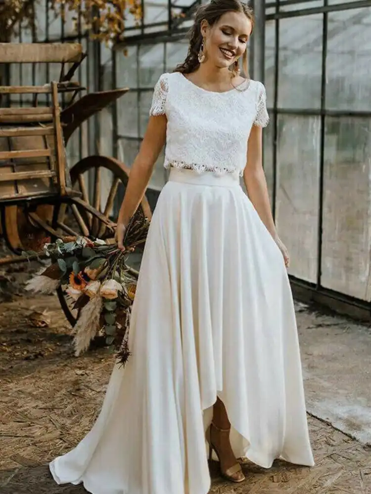 bridal skirt and top