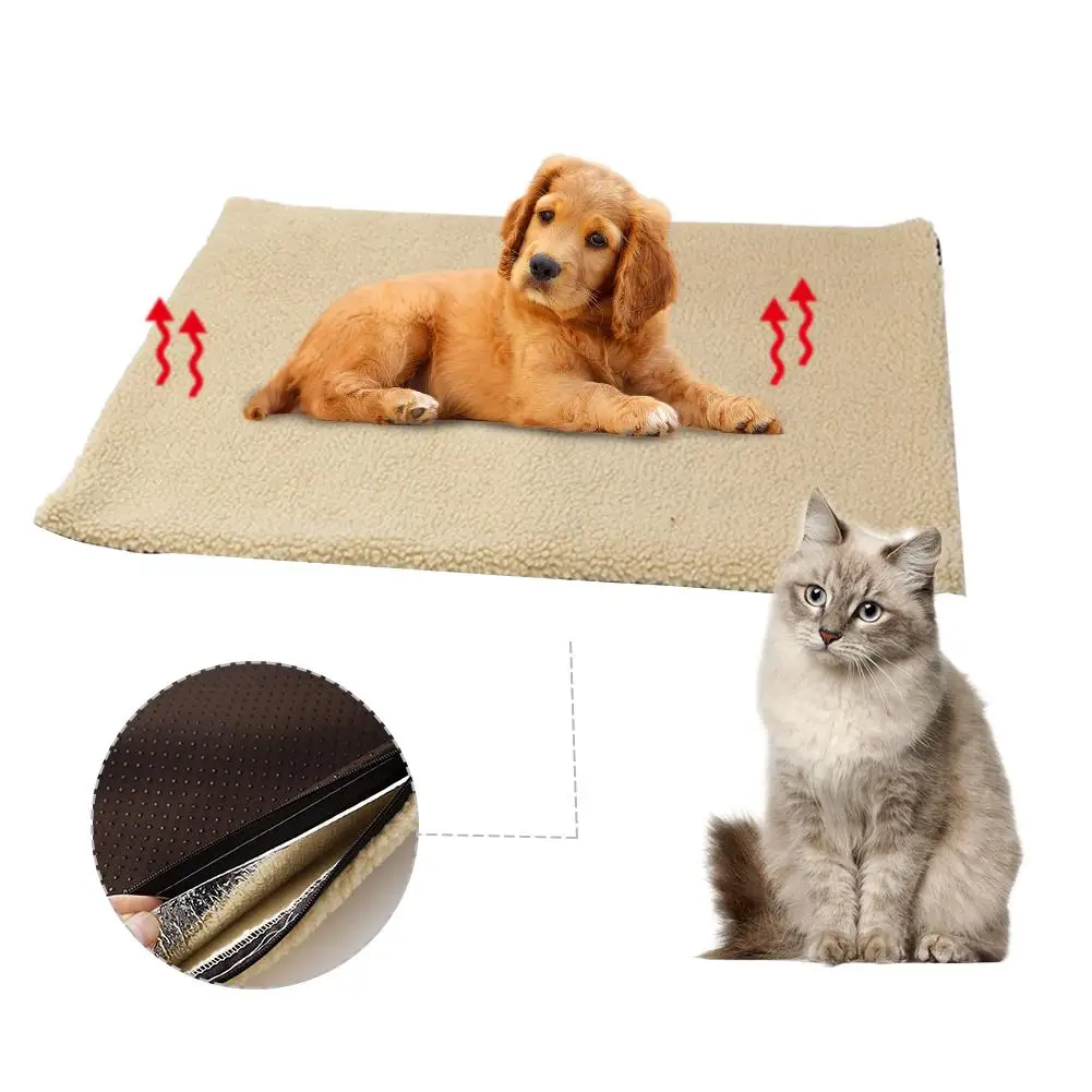 Pet Dogs Self Heating Mats Puppy Winter Warm Bed House Nest Pads Pet