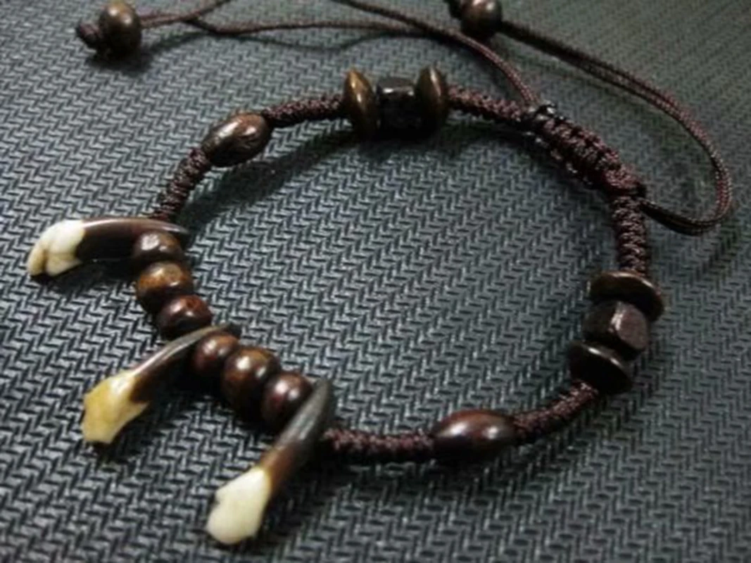 

16 шт. личный дизайн Браслеты зуб волка крутой Для мужчин в стиле панк