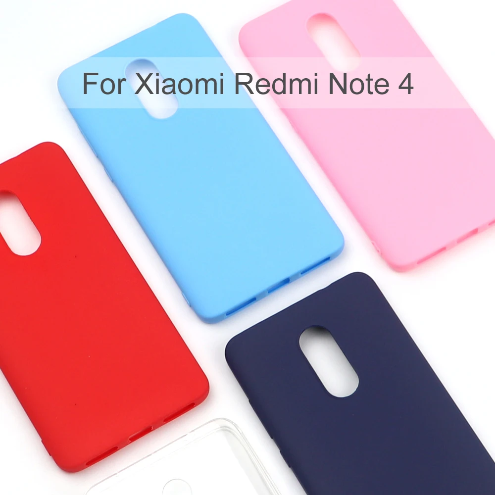 Silicone Case For Xiaomi Redmi Note 4 Mobile Phone TPU Soft Back Cover Coque Funda | Мобильные телефоны и аксессуары