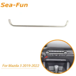 Cadre de décoration pour Mazda 3 BP 2019 2020 2021 2022, bouton de commande centrale, garniture de voiture, accessoires d'intérieur pour Modification 