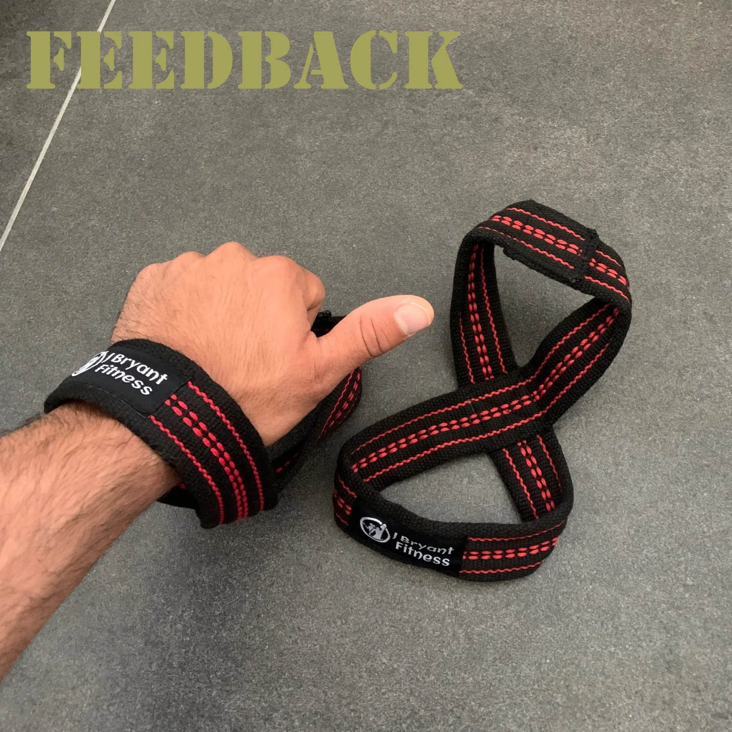 Weight Lifting Figure 8 Wrist Straps Deadlifts Double Loop Wrist Wrap Quality assurance A fun