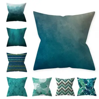 

New Creative 45*45cm Soft Pillow Case Sofa Waist Shot Cushion Cover Home Decoration Gift Blue Duck Pillow Cover Home Sofa Decor