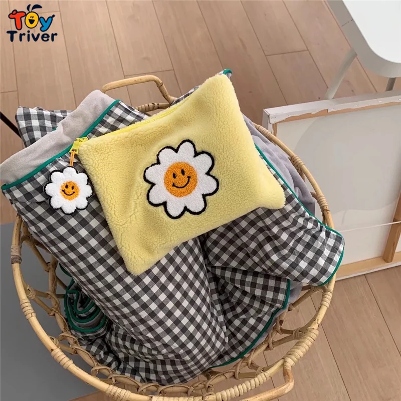 Один кусок Kawaii улыбка Подсолнух авокадо плюшевый игрушечный кошелек косметичка кошелек дети девочка подарок на день рождения