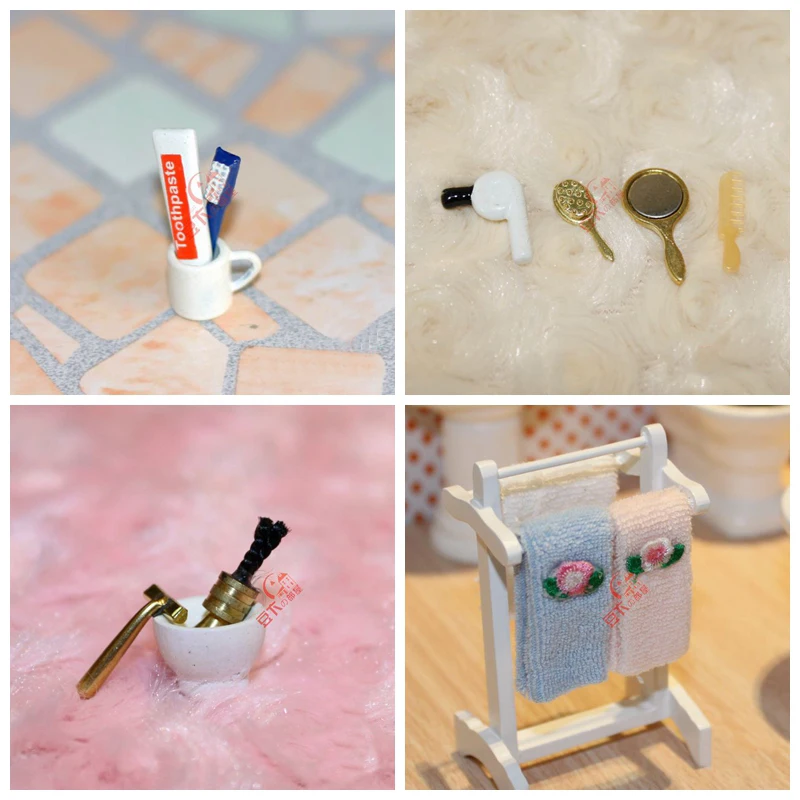 miniature bathroom accessories