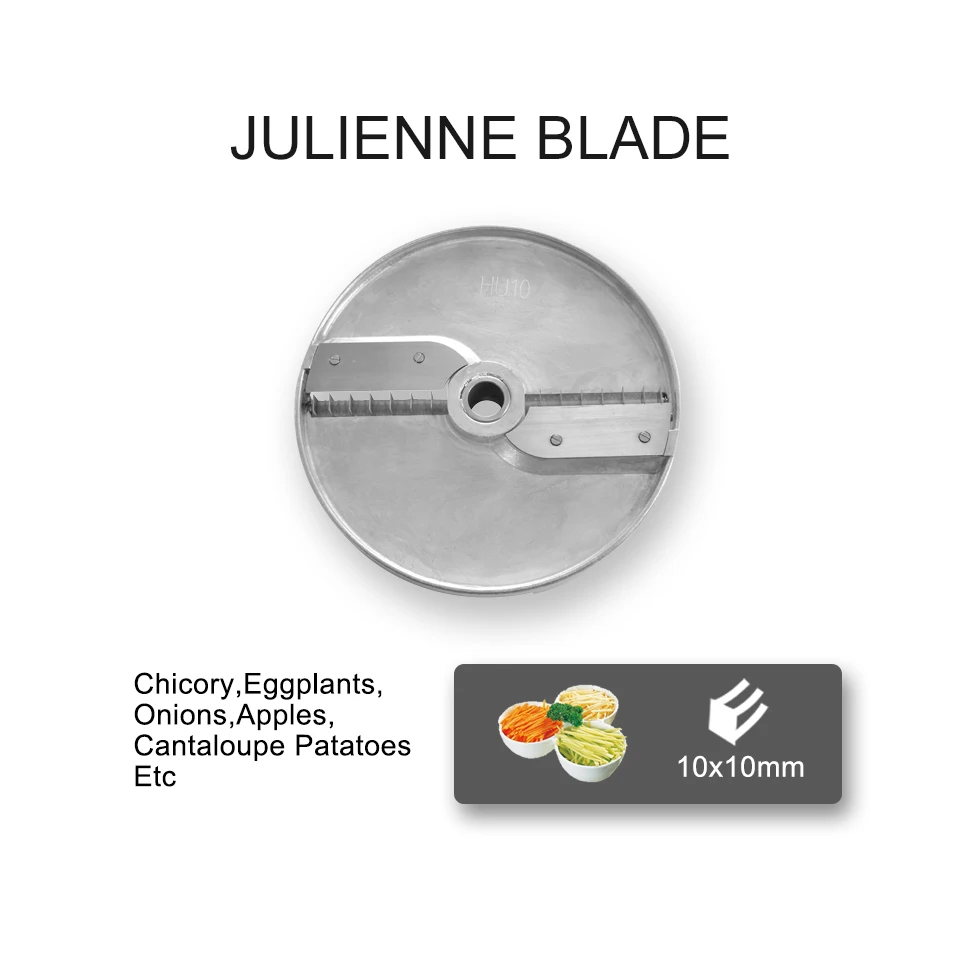 ZICA промышленная для фруктов и овощей нож для резки ножей, JULIENNE BLADE Hu10(10 мм