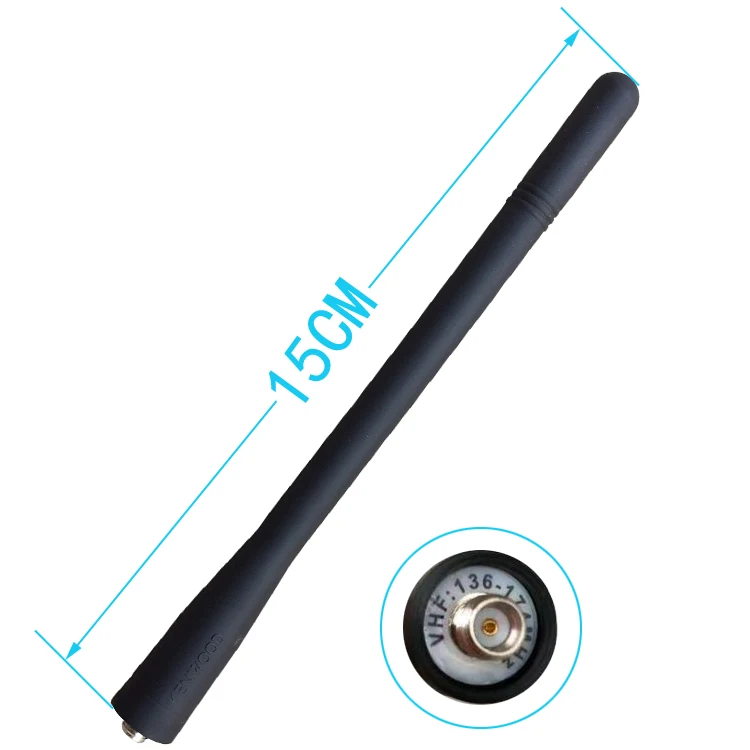 

5PCS Rubber antenna VHF 136-174MHZ for Kenwood KRA-26 TK2207 TK2217 TK-2317 radios