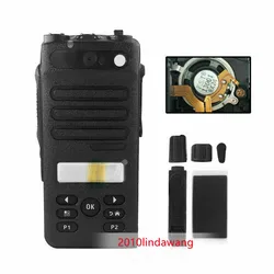 Black Walkie Talkie Replacement Housing For Motorola Radio XPR3500E XIR P6620 DEP570 Cover Case With Speaker