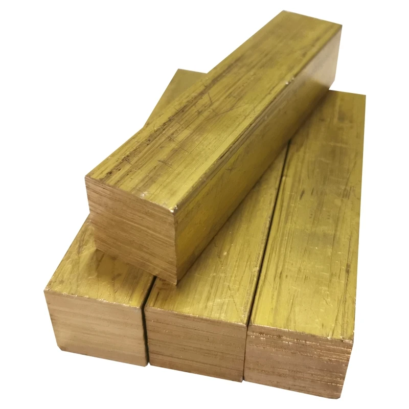 20x20x100mm H59 High Quality Brass Shaft Copper Square Flat Bar Model Maker  DIY material All sizes in stock Free Shipping