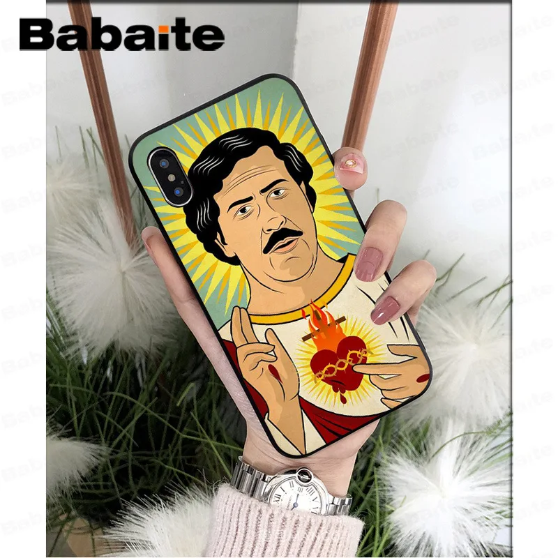 A7 Narcos ТВ серия Пабло Эскобар узор ТПУ Мягкие аксессуары сотовый Чехол для телефона для iPhone 7 8 6 6S Plus 5 5S SE XR X XS MAX - Цвет: A7