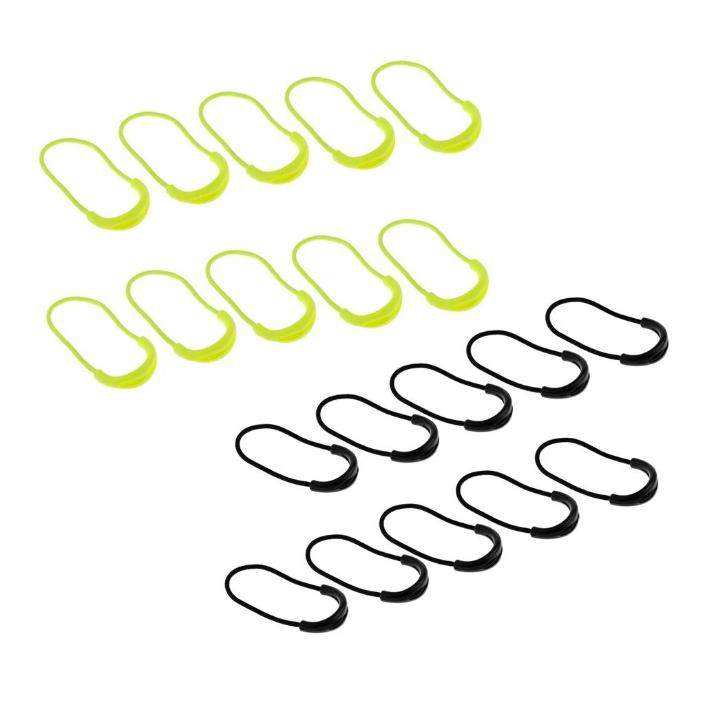 10 Pcs Heavy Duty Zipper Puller for Jackets Coats Sportswear Duffle Backpack