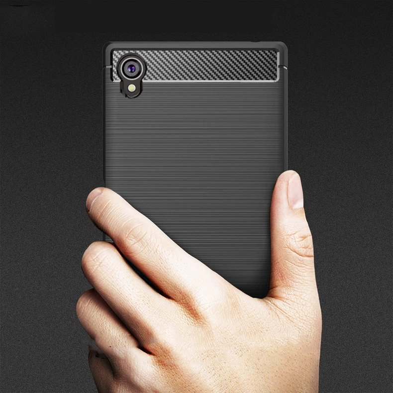 Силиконовый чехол для телефона Soni L1 Sony Xperia L3 L2 XZ2 XZ3 XZ4 G3311 G3312 G3313 из углеродного