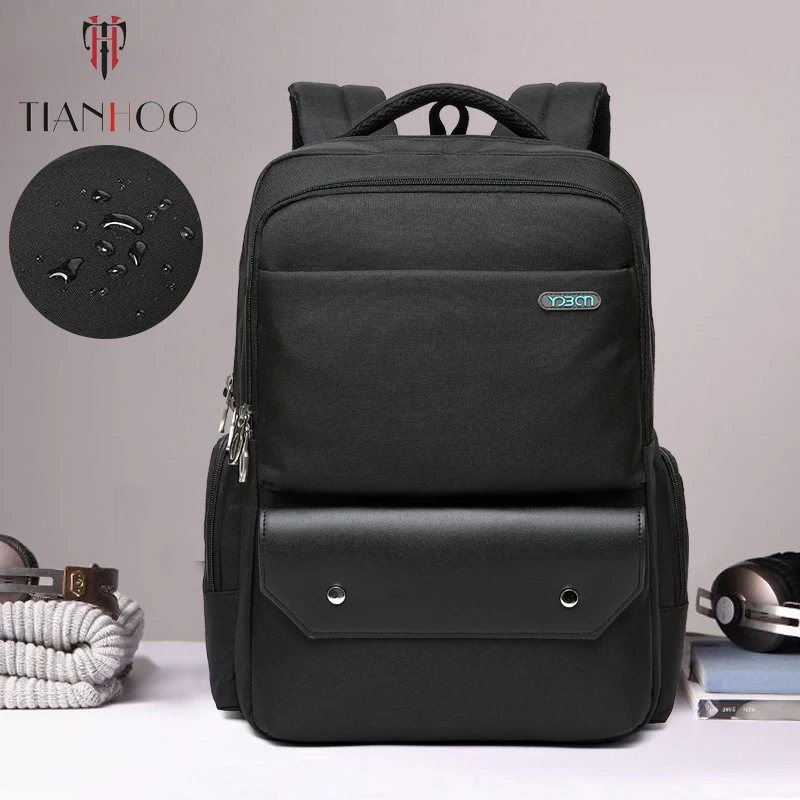 

TIANHOO High quality Business Backpack Men's Casual Large Capacity Travel School Bag Waterproof Computer Backpacks