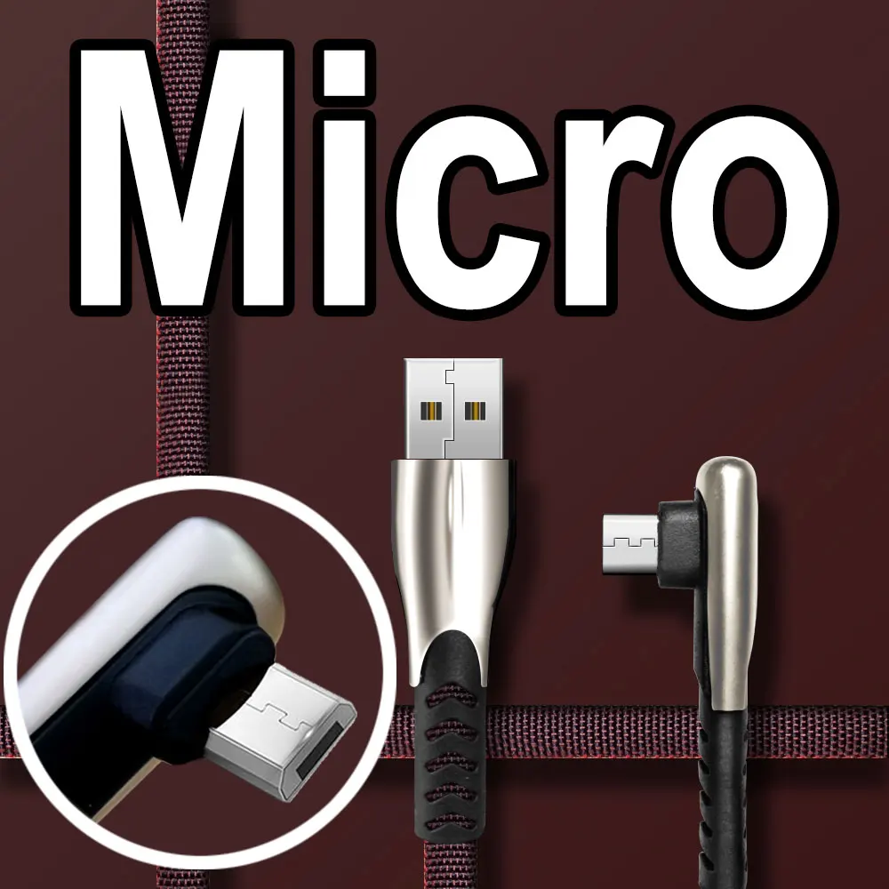 Кабель Micro USB типа C, кабель Micro для быстрой зарядки, кабель Micro USB для мобильного телефона, кабель usb типа C, магнитный кабель для зарядки и передачи данных - Цвет: B Micro Sorrel