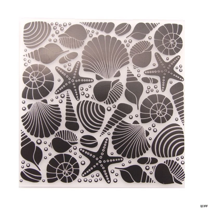 

Plastic Embossing Folder Stencils Template Molds DIY Scrapbooking Paper Photo Album Card Decoration Starfish