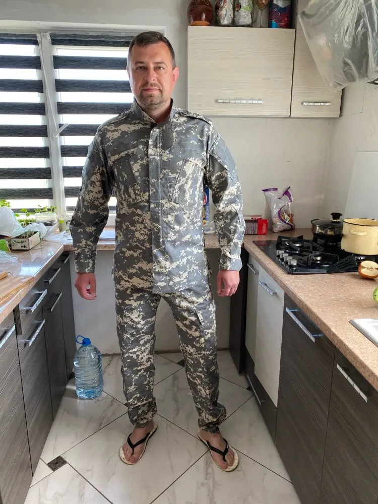 Military Uniform Camouflage Tactical Suit Men Army Special Forces Combat Shirt Coat Pant Set Camouflage Militar Soldier Clothes