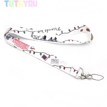 PC102 странные вещи Подсолнух бейдж со шнурком ID Lanyards/Мобильный телефон Веревка/ключ нашейные ремешки Ремешки