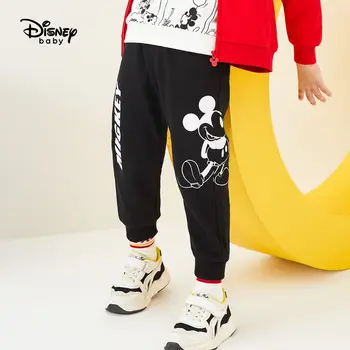 

Disney Cartoon Children's Leisure Sports Trousers Baby Children's Clothing Spring and Autumn Boys Pants Baby Breathable Pants