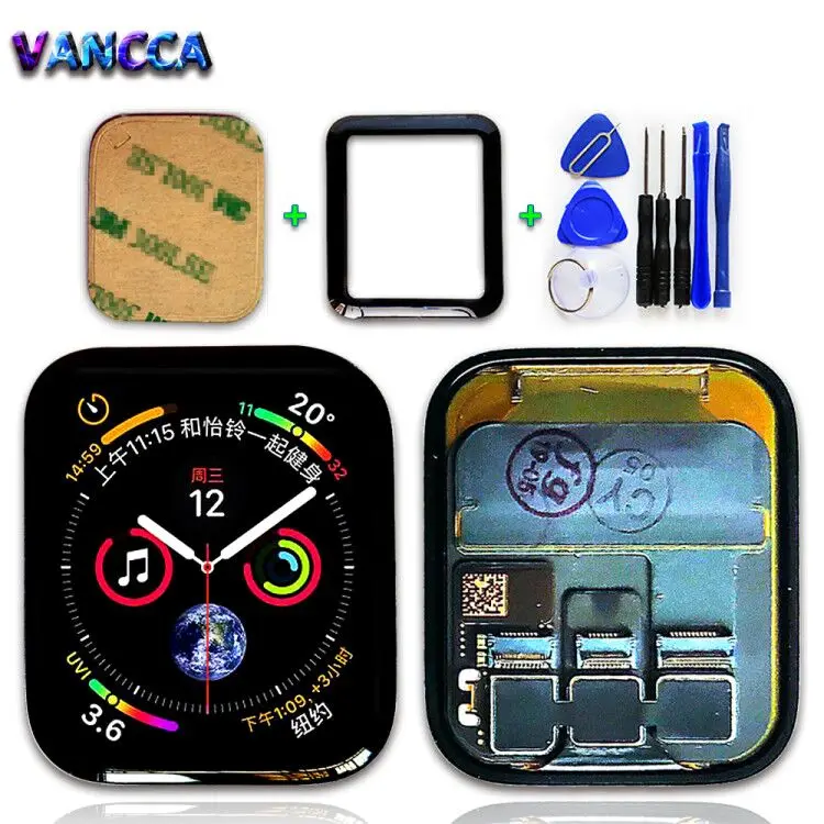

44MM LTE / GPS LCD Display For Apple Watch 4 448*368 Touch Screen Digitizer Assembly Series 4 40mm Replacement Parts with Tool