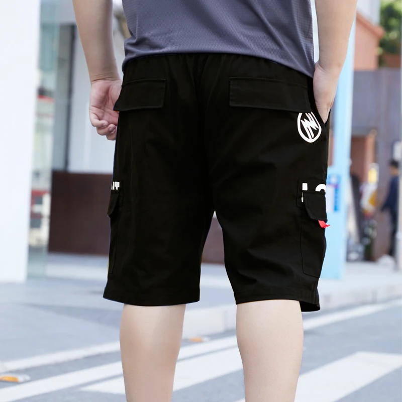 Pantaloncini Cargo uomo cotone uomo estate uomo nero Plus Size 6XL 7XL 8XL  9XL allentato Casual tasca maschile elastico blu allungato corto|Casual  Shorts| - AliExpress