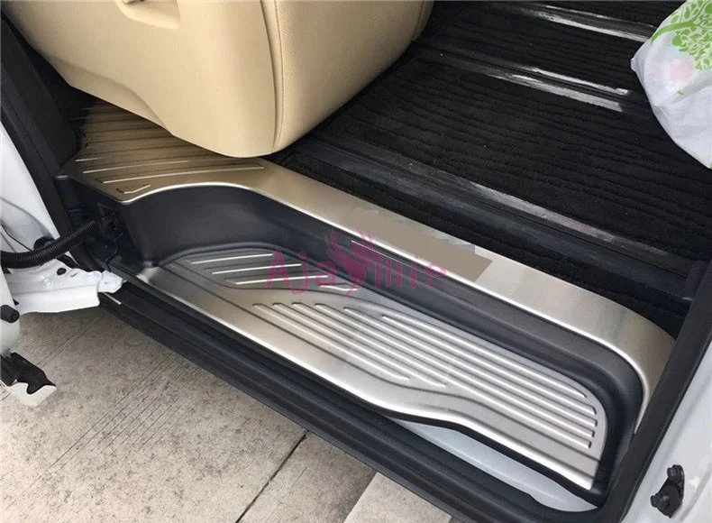 

For Toyota Alphard Vellfire 30 2016 2017 2018 2019 #304 Stainless Steel Door Sill Bumper Guard Plate Car Styling Accessories