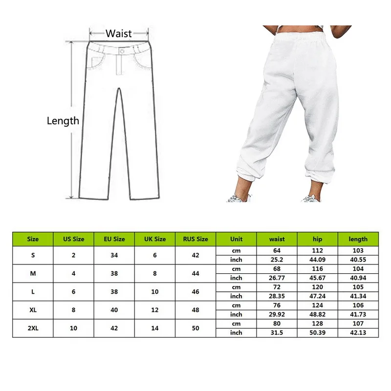 2XL Plus Size Women Loose Joggers pants 