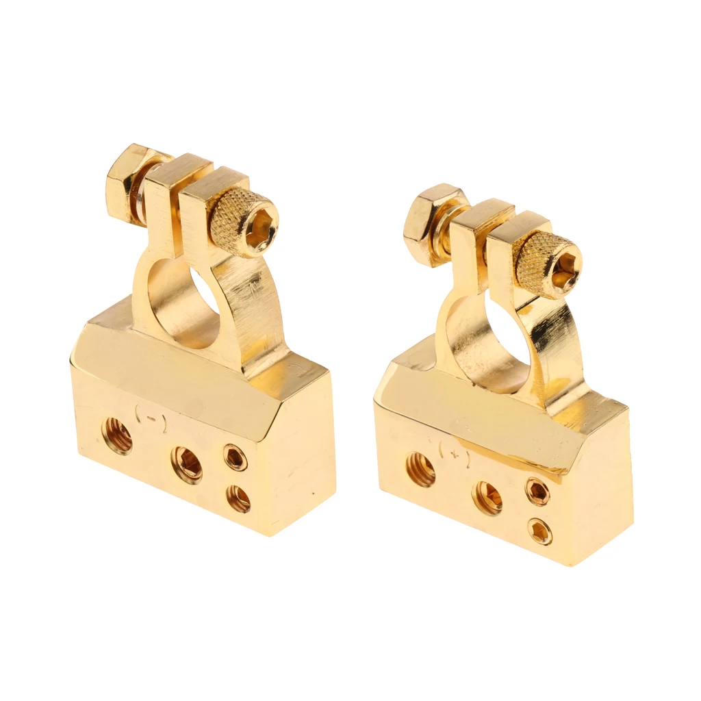 High Quality Battery Terminals Positive Clamp Connectors Car 2 4 8GA
