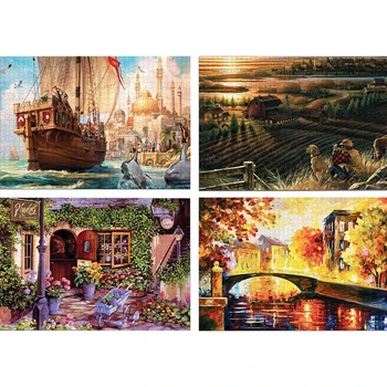 

Educational Picture DIY Toys 1000pcs Paper Puzzle Jigsaw Adults Kids Decor Gift for Children Early Learning Supplies