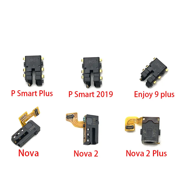 New For Huawei Nova 2 Plus 3 3i 4e 5i Pro P Smart 2019 Earphone Earpiece Headphone Jack Audio Connection Repair Part | Мобильные