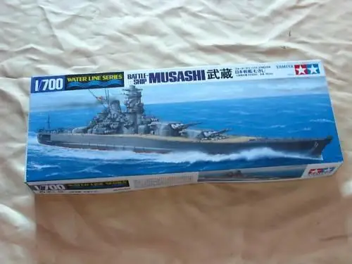 Модель Tamiya 31114 1/700 IJN Battleship Musashi | Игрушки и хобби