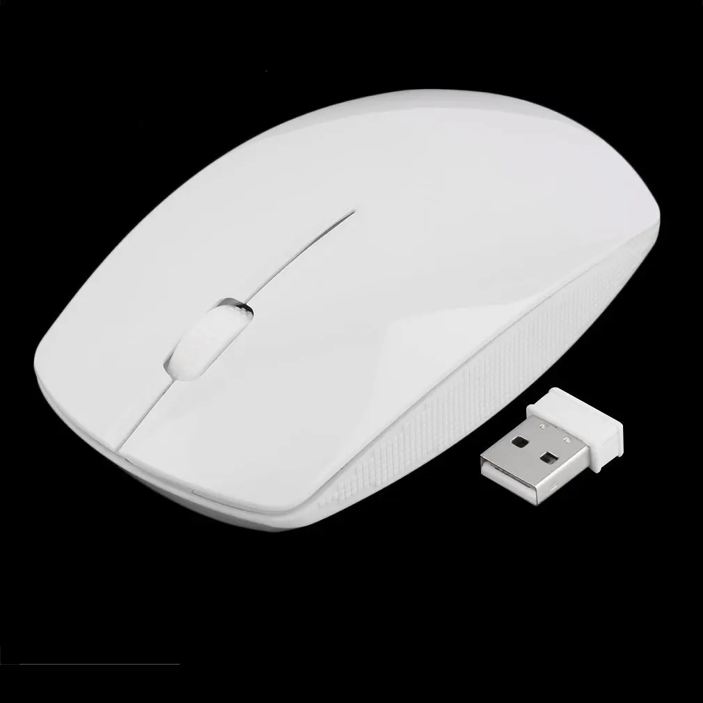 

2.4G Wifi mouse USB Wireless and mice 1600 DPI 10M working distance Super slim mouse rato For PC Laptop mause G-196