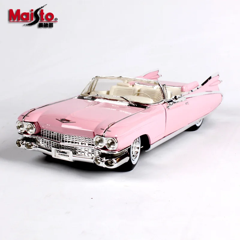 1:18 simulation alloy car model 1959 Cadillac classic two doors can be opened the front engine cover | Игрушки и хобби