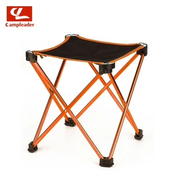 

Ultralight fishing stool outdoor multifunctional four-corner folding stool aluminum alloy horse four-legged stool