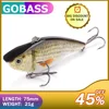 GOBASS 18g/21g Winter Fishing Tackle 2022 Metal VIB Lure Lipless Crankbait Loud Rattling Vibration Wobbler For Pike Perch Baits ► Photo 1/6