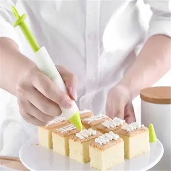 

Silicone Cake Mold Cream Cup Cookie Icing Piping Pastry Nozzles Cake Tools Food Writing Pen Chocolate Cake Decorating Tools