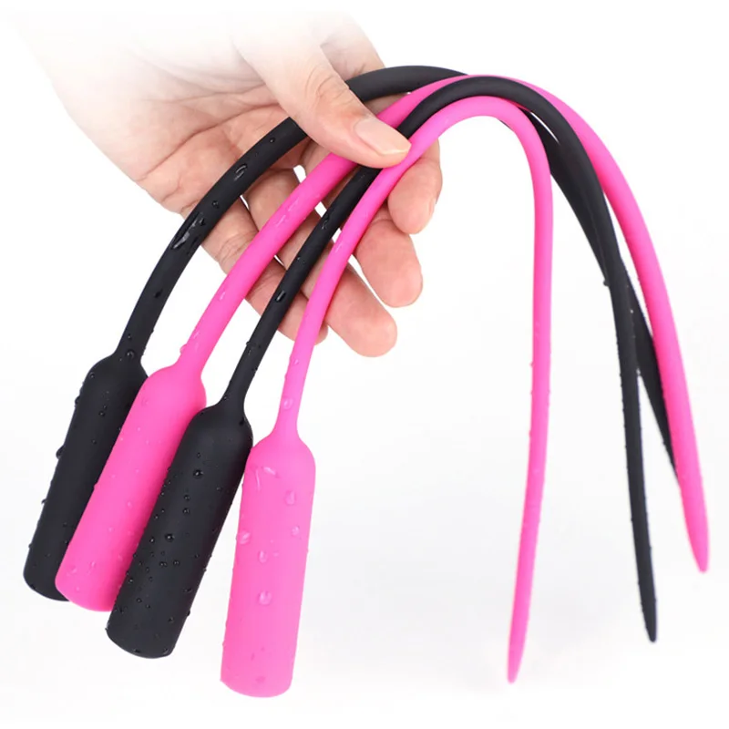 New Charging Horse Eye Urethral Stick 10-Frequency Vibrator Stimulation Penis Plug Male Masturbator Long Urethral Blockage