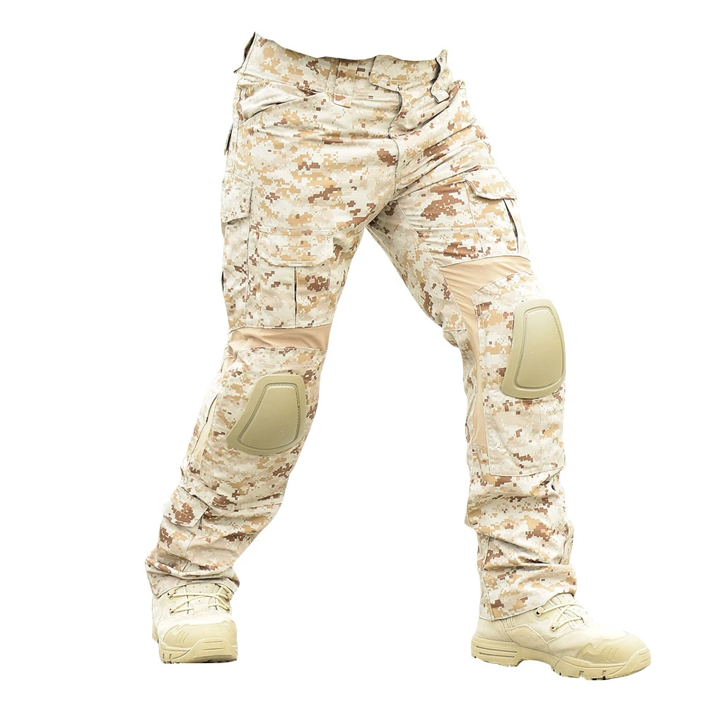 SINAIRSOFT Тактические Брюки Военная камуфляжная охотничья одежда с наколенниками