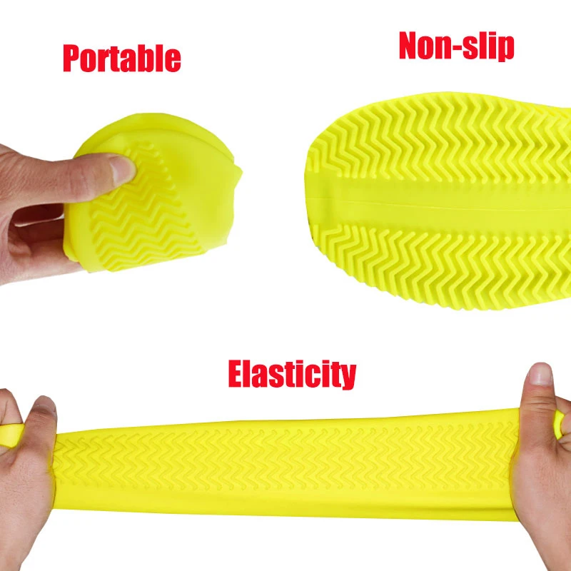 Силиконовые водонепроницаемые бахилы материал унисекс обувь протекторы резиновые сапоги для внутреннего наружного дождливого дня