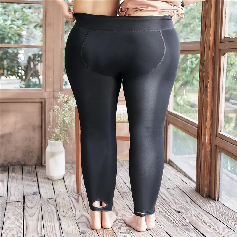 Thick Thermal Velvet Tights Women Plus Size Fleece Lined Winter Leggings  High Waisted Thermal Warm Sports Pants Leggings ouc1286 - AliExpress