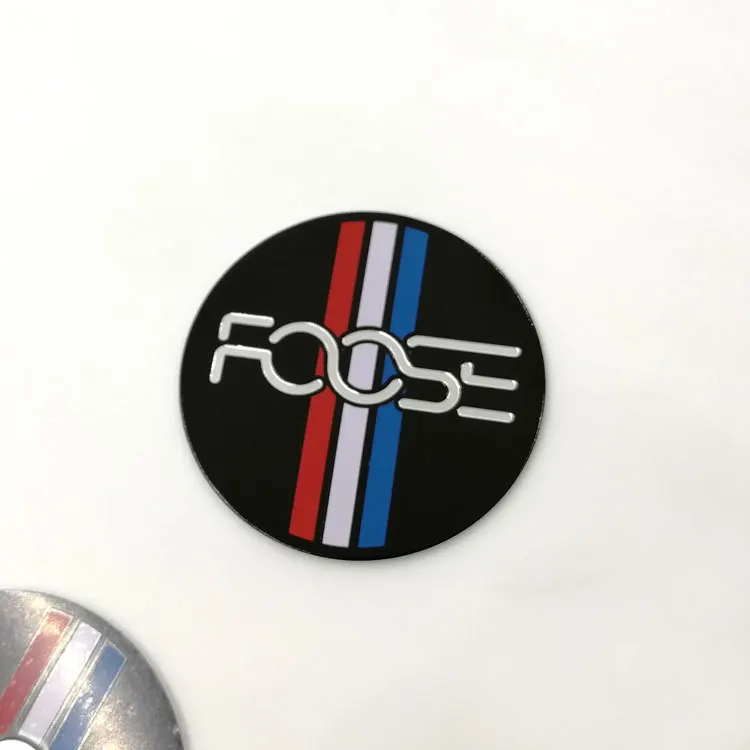 Возню foose изменение лиса Ford для центрального движения колеса Стандартный три-цветной флаг изменение Ступица колеса стикеры автомобильные наклейки