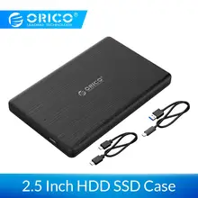 ORICO HDD Case 2.5 inch SATA to USB3.1 Gen2 Type-C/ USB3.0 SSD Adapter for 7mm USB C Hard Disk Drive Box External HDD Enclosure