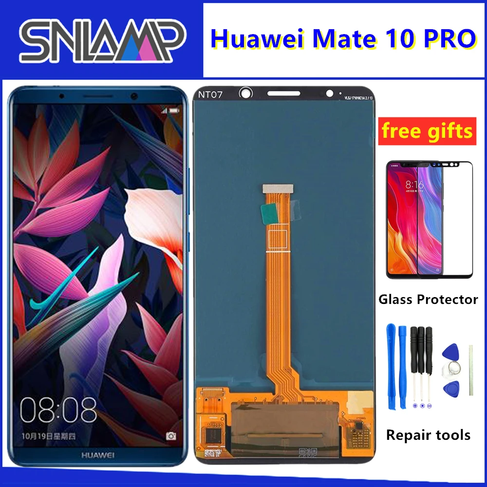 6 0 &quotдля huawei mate 10 Pro ЖК-дисплей кодирующий преобразователь сенсорного экрана в