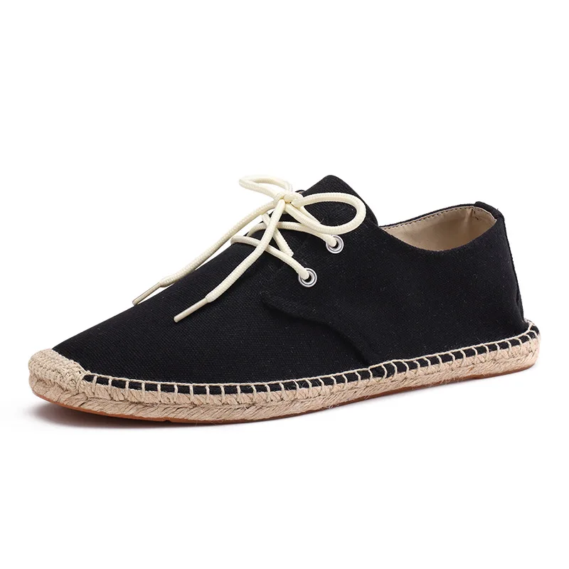 Permanent Style Canvas Shoes Wide Fit Espadrilles Mens Mens Casual