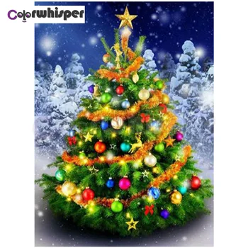 

Diamond Painting Full Square/Round Drill Christmas Tree 5D Daimond Painting Embroidery Cross Stitch Mosaic Crystal Art TH157