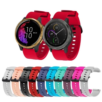

For Garmin Venu/Vivoactive 3 HR/245/645 Smart Watch Replacement Silicone Watch Strap For Huami Amazfit Bip/GTS 20MM Wristband