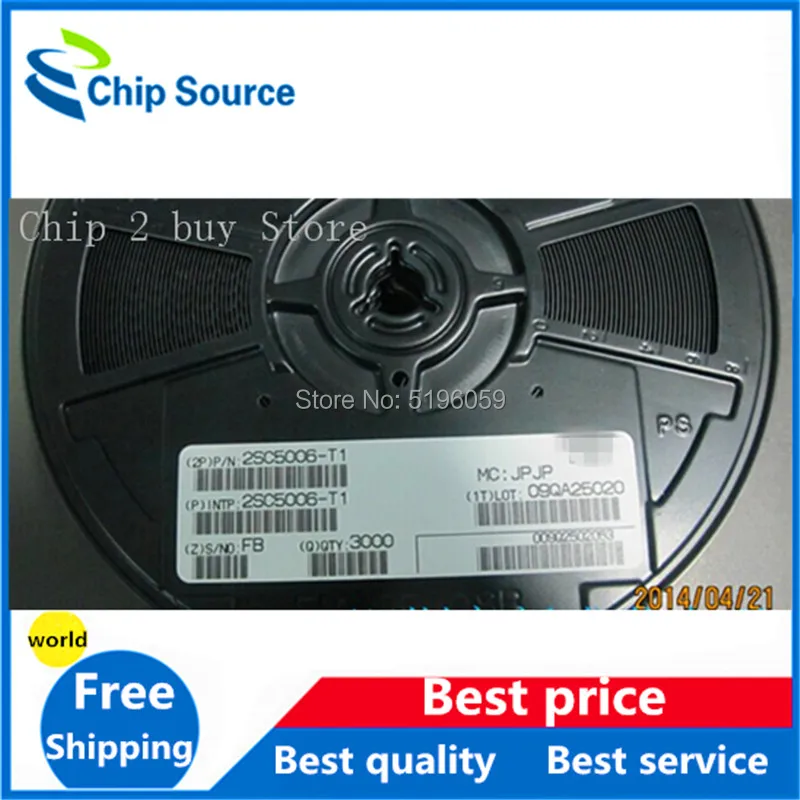 100 шт 2SC5006 Код: 24 2SC5006-T1 RF ТРАНС NPN 12V 4,5 GHZ SOT523 2SC5006-T1-A устарел