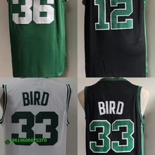 Мужская Высокая Школьная майка сшитая Размер S-XXL Ларри Берд 33 Маркус Смарт 36 Терри Розье 12